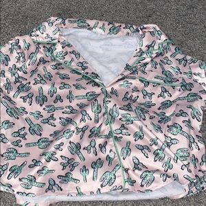 GARAGE Cropped PJ top